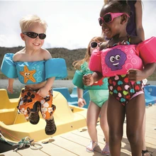 Детский поплавок для плавания, мультяшная Спасательная куртка, спасательный жилет для плавания, аксессуары для бассейна, детское плавательный кольцо