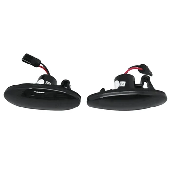 

LED Turn Signal Lights Side Marker Black SMD for Smart Car Forfour W453 453