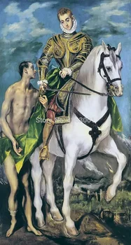 

5D DIY Full Square & Round Drill Saint Martin and the Beggar Diamond Painting Embroidery El Greco Mosaic Rhinestone Cross Stitch