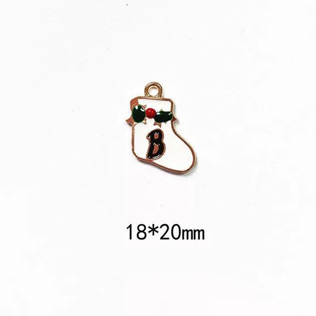 Christmas Mini Dripping Oil Enamel Charms Pendant for Jewelry Making Bracelets Earrings Pendant DIY Accessories