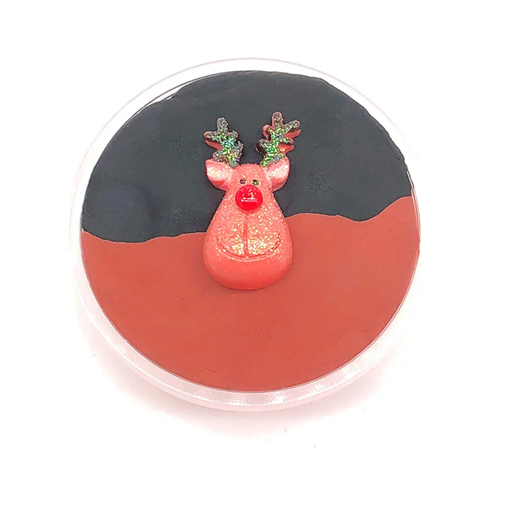 Многоцветный Рождественский Снеговик Mud Vent игрушки DIY Цветная глина Декор реквизит коллекция игрушка забавные украшения красивые