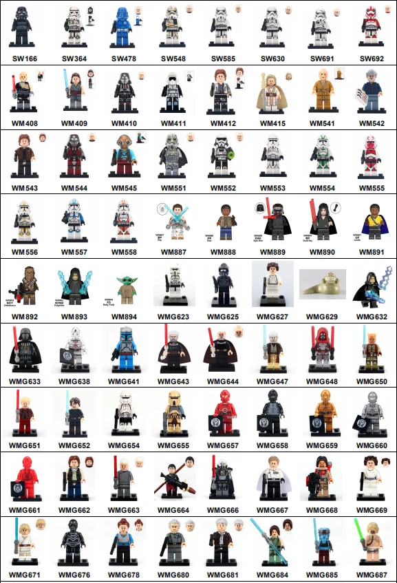 WM6085 Mandalorian Baby Yoda knights of ren Tshubaka Ray Building Blocks Gift Boys Baby Mandalorians Toy for Children Brick Kids