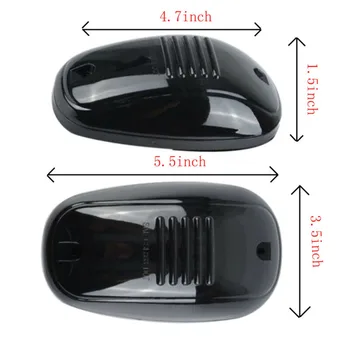 

5*Smoked Lens Rooftop Cab Running Light LED 6000K For Dodge RAM 1500 2500 3500 Perfect For All 4 X4/SUV/Jeep/RV/Truck