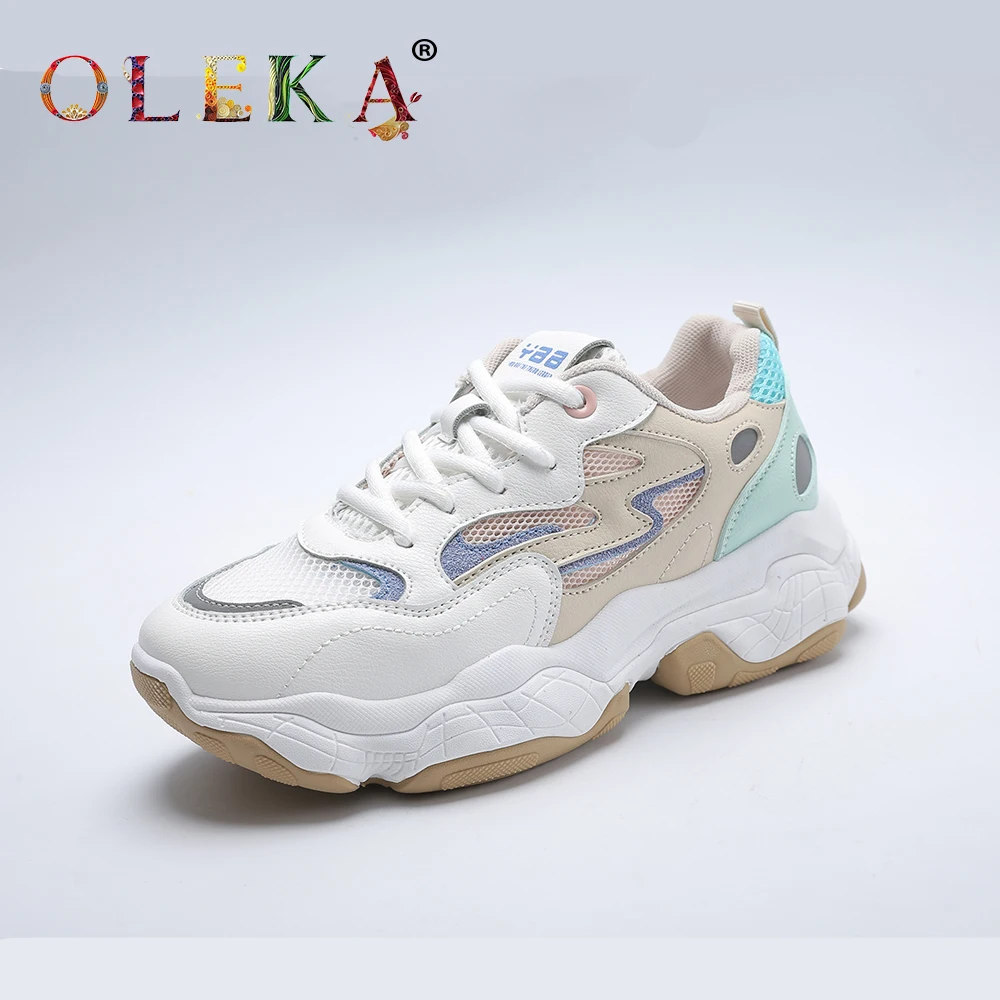 OLEKA весна и осень новые кроссовки на платформе 2020 светильник для путешествий