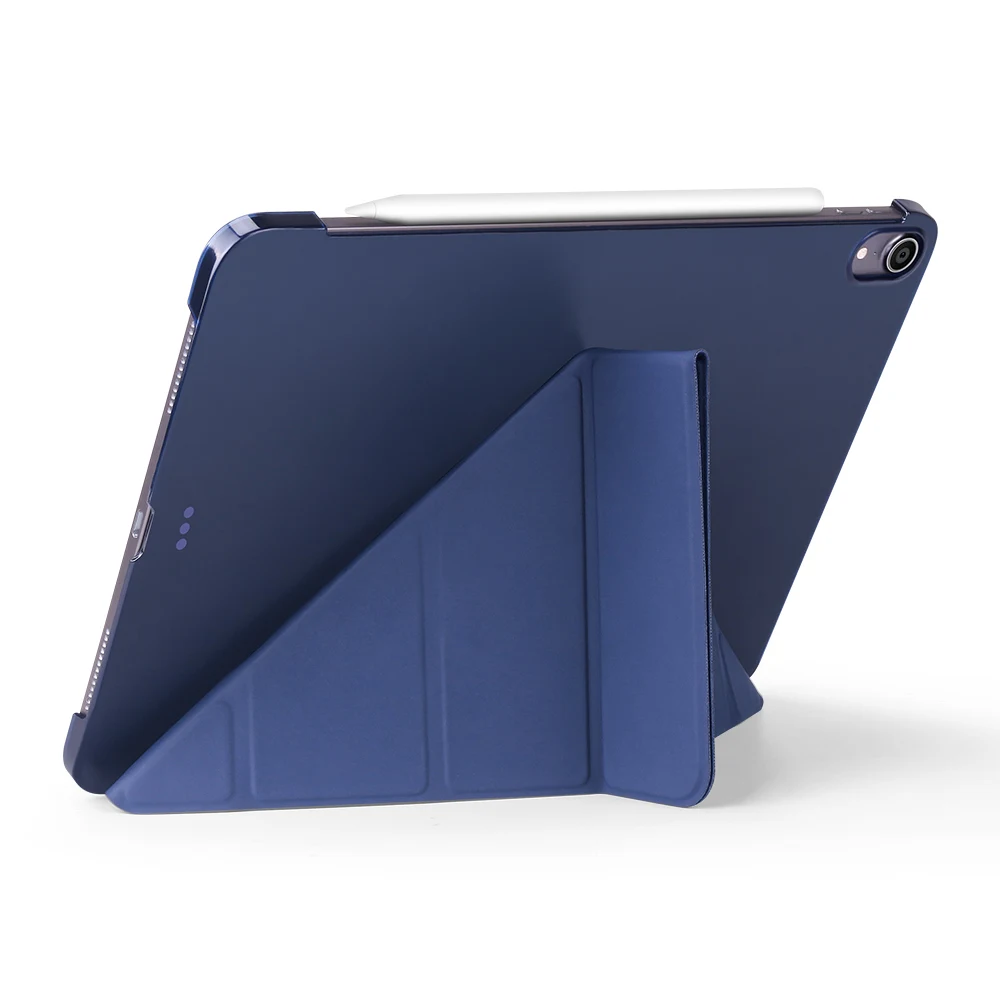 Умный Магнитный чехол для iPad Pro 11, ультратонкий водонепроницаемый чехол из искусственной кожи, жесткая угловая задняя крышка для iPad Pro 11 дюймов