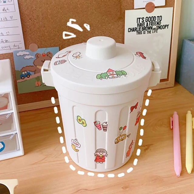 Mini Desktop Bin Kleinen Mülleimer Rohr Mit Abdeckung Schlafzimmer Mülleimer  Mülltonne Sauber Arbeitsbereich Lagerung Box Hause Schreibtisch mülleimer  Neue - AliExpress