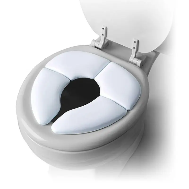 Toilet Seat Folding Non Slip Toilet Pads Portable Reusable Toilet