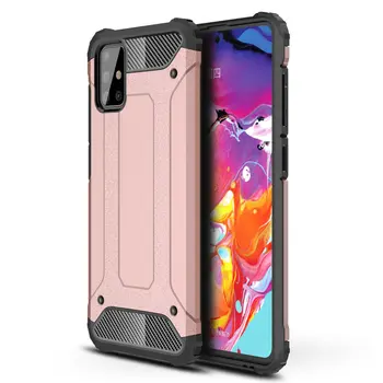 

50pcs/lot Baby Safe Case For Samsung Galaxy A71 A51 Heavy Duty 2 in 1 Detachable Armor Hard Case For Galaxy S20 Ultra S20 Plus