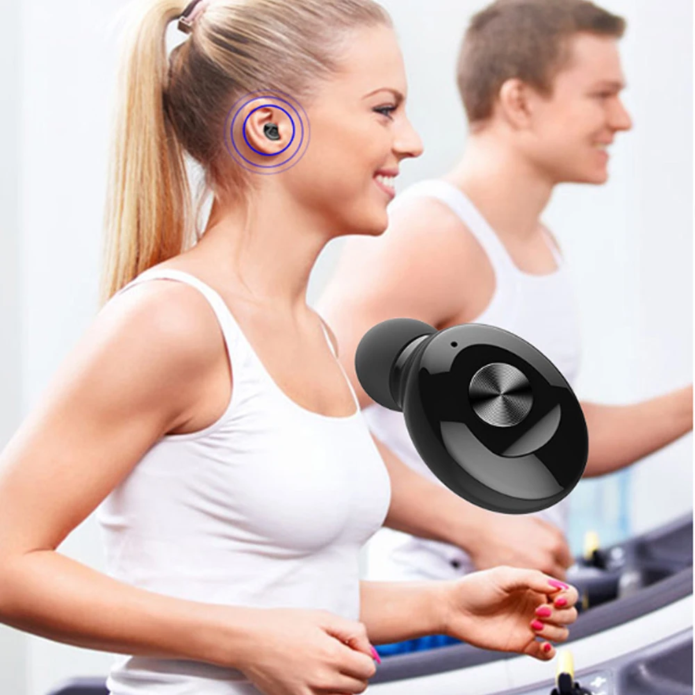 XG19 TWS Bluetooth 5 0 Wireless Sports Mini Convenient Large Capacity Rechargeable Earphones 1800mah capacity for iPhone huawe