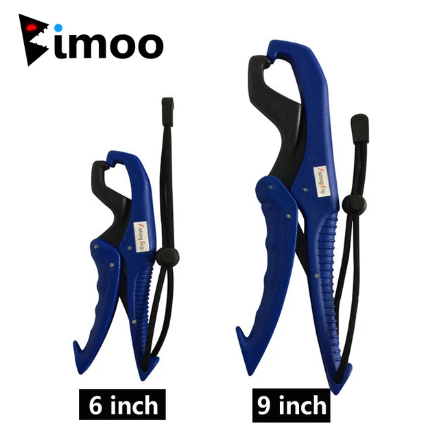 Bimoo 1pc 6/9 Fishing Gripper Gear Tool Fish Grabber Plier Controller ABS  Grip Tackle Holder