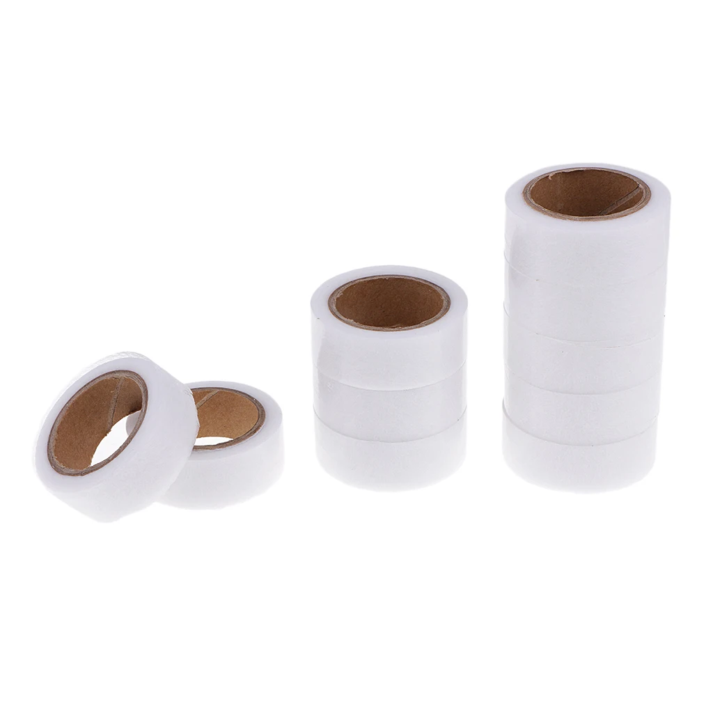 10 Rolls 2cm Iron On Hemming Web Tape Sewing Fabric Fusing Tape Adhesive Fabric Fusing Tape Adhesive Hem Tape Iron-on Tape