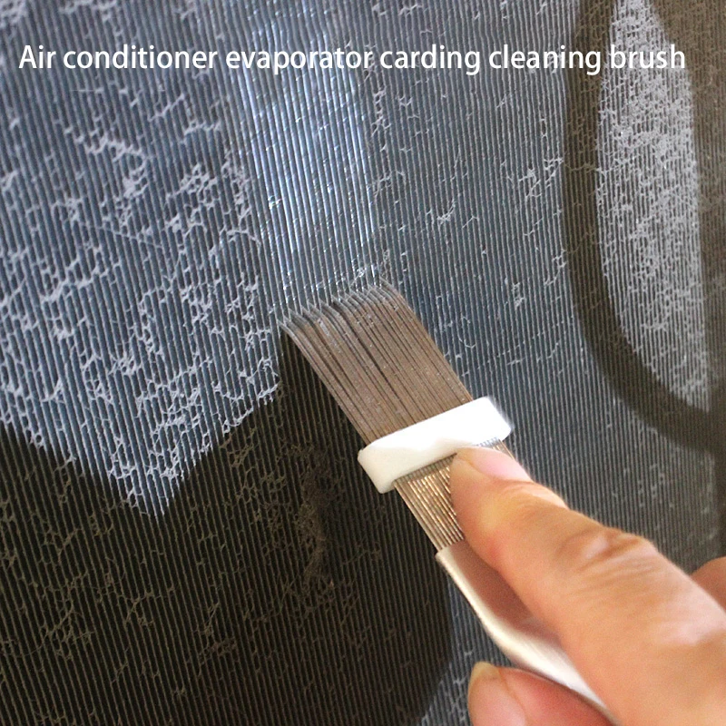 

1 pcs Air Conditioning Cleaning Comb Stainless Steel Air Condition Fin Straightener Air Conditioning Brush Fin