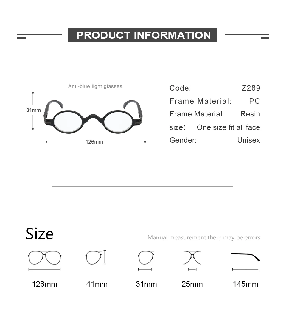 Ultralight Reading Glasses Men Women Presbyopic Unisex Eyeglasses Fashion Glasses For Sight Oculos+1+1.5+2+2.5+3+3.5 Z289