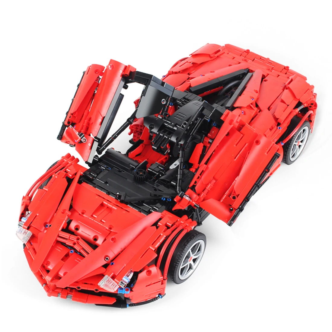 3260 шт 1:18 Масштаб DIY статическая версия спортивный автомобиль строительный блок Строительная модель кирпичная игрушка подарок для детей-красный