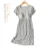 Fdfklak Night Gown Summer Short Sleeve Modal Pragnent Dress Женская одежда для кормления Одежда для беременных Свободные Платья Зрелости