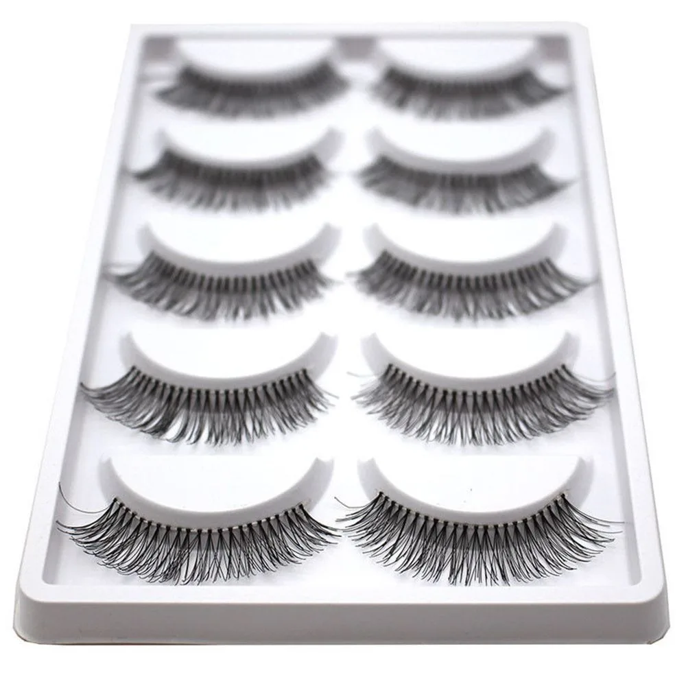 

5Pairs 3D Mink Hair False Eyelashes natural false eyelashe mink lashes eyelash Makeup Beauty Extension Tools Beauty girl