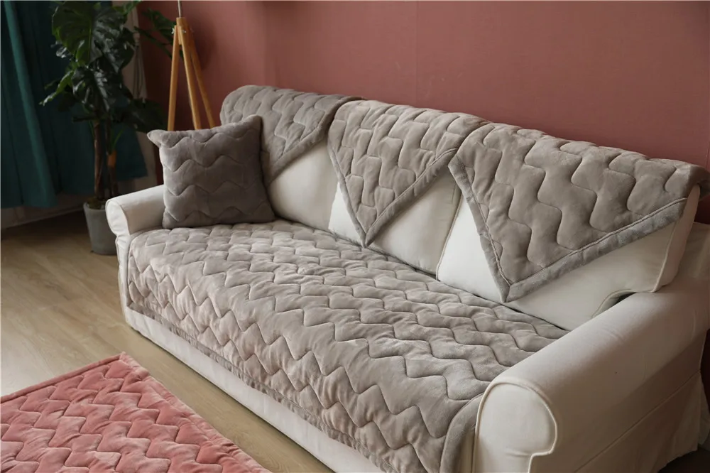 Фланелевый полиэфирный чехол для дивана, полотенце, мебель, протектор для гостиной, чехол для диванов DW231