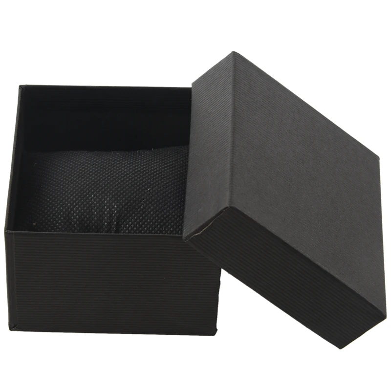 

Gift Boxes Case For Bangle Ring Earrings Watch Box Black
