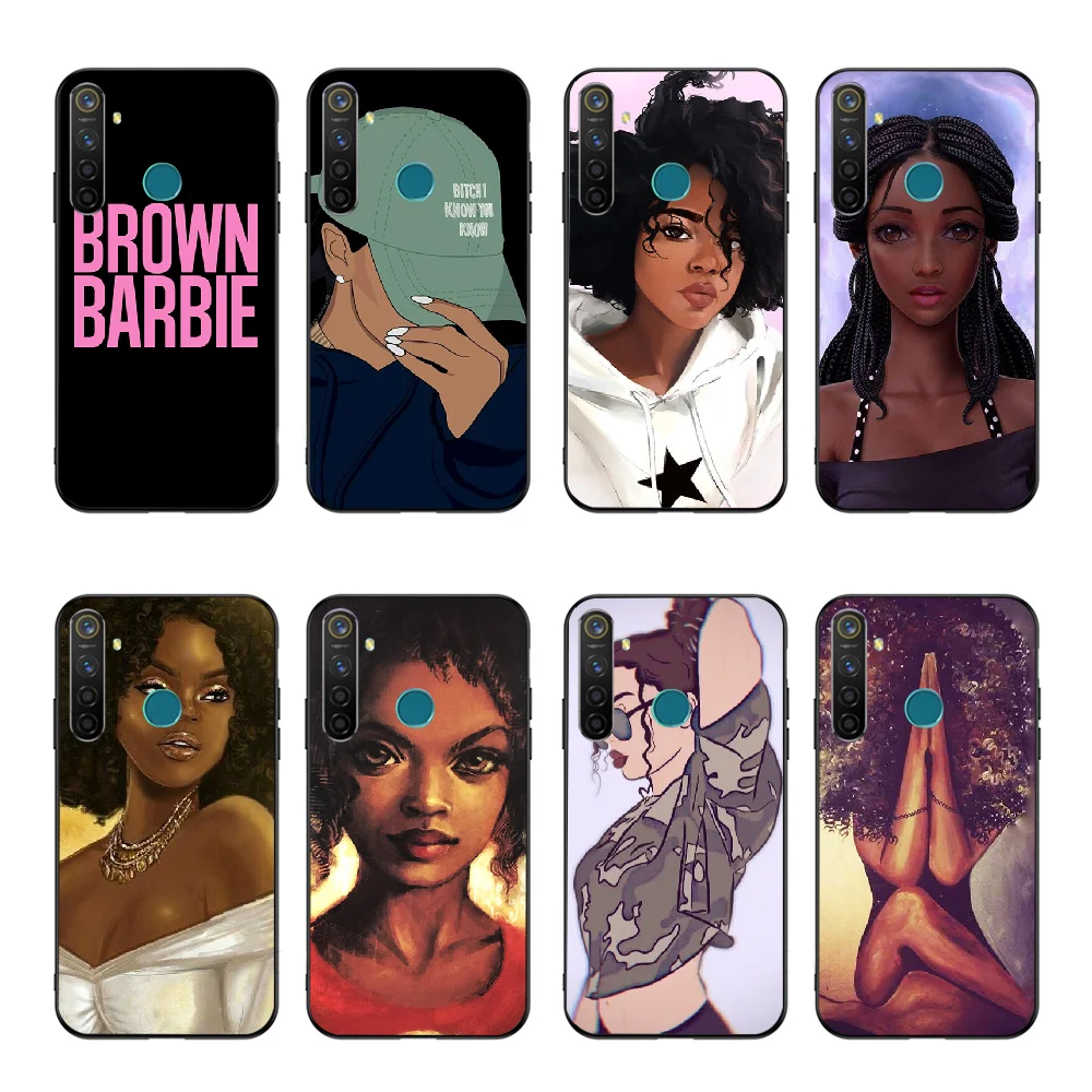 NBDRUICAI 2bunz Melanin Poppin Aba DIY чехол для телефона с рисунком OPPO Realme 5 3 2 Pro F7 F9 F11 F3 RENO |