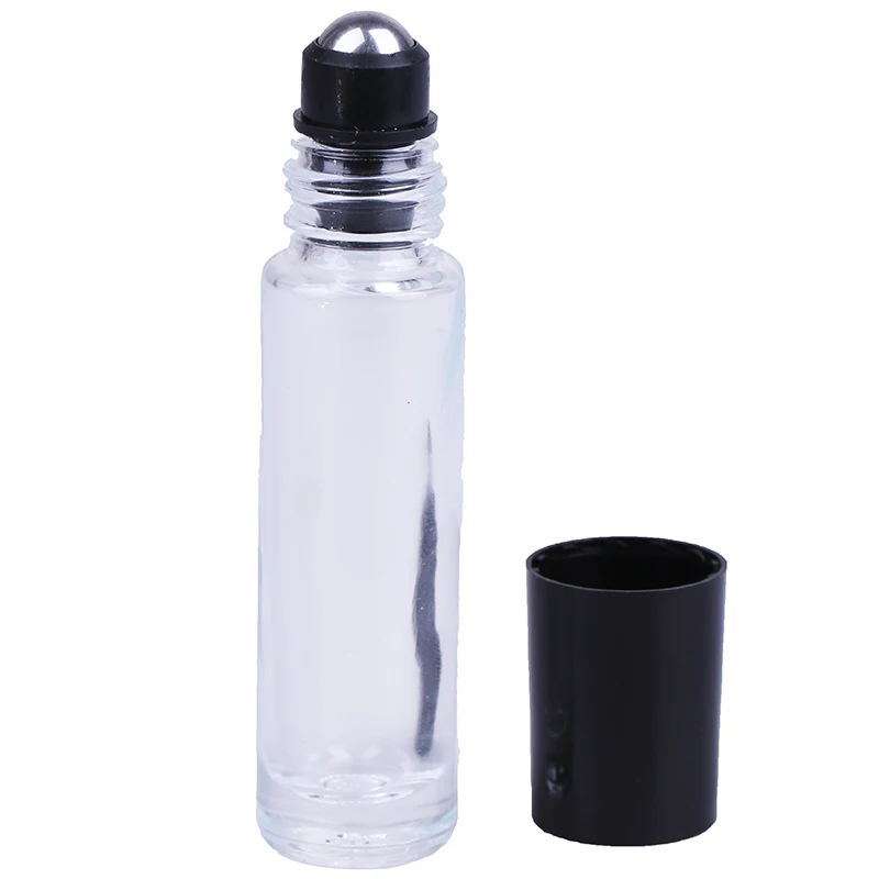 10ml Glass Roll-on Bottles with Stainless Steel Roller Balls Empty Essential Oil Perfume Beauty Care  Refillable Bottles