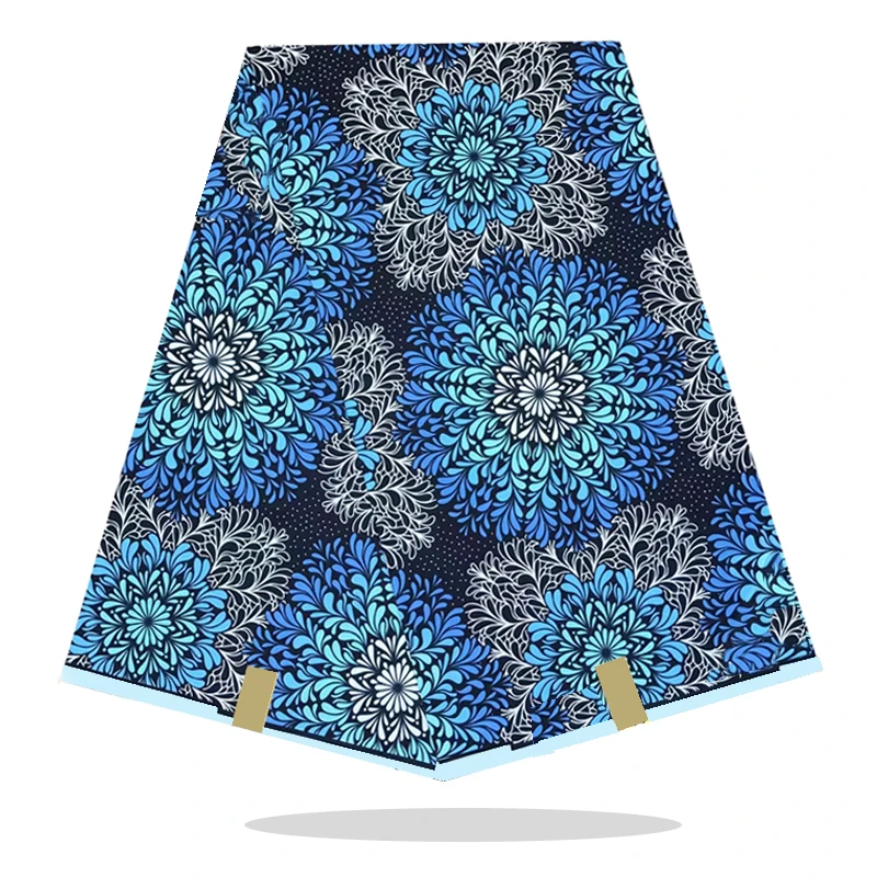 

Party Dress Sewing Material Veritable High Quality 100%Cotton Fabric Real African Ankara Wax Prints Fabric By The Yards RV12-99