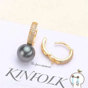 

Earrings Accessories For Women DIY Jewelry Making DIY Handmade Pearl Ear Hook Party Silver Unique 2019E134