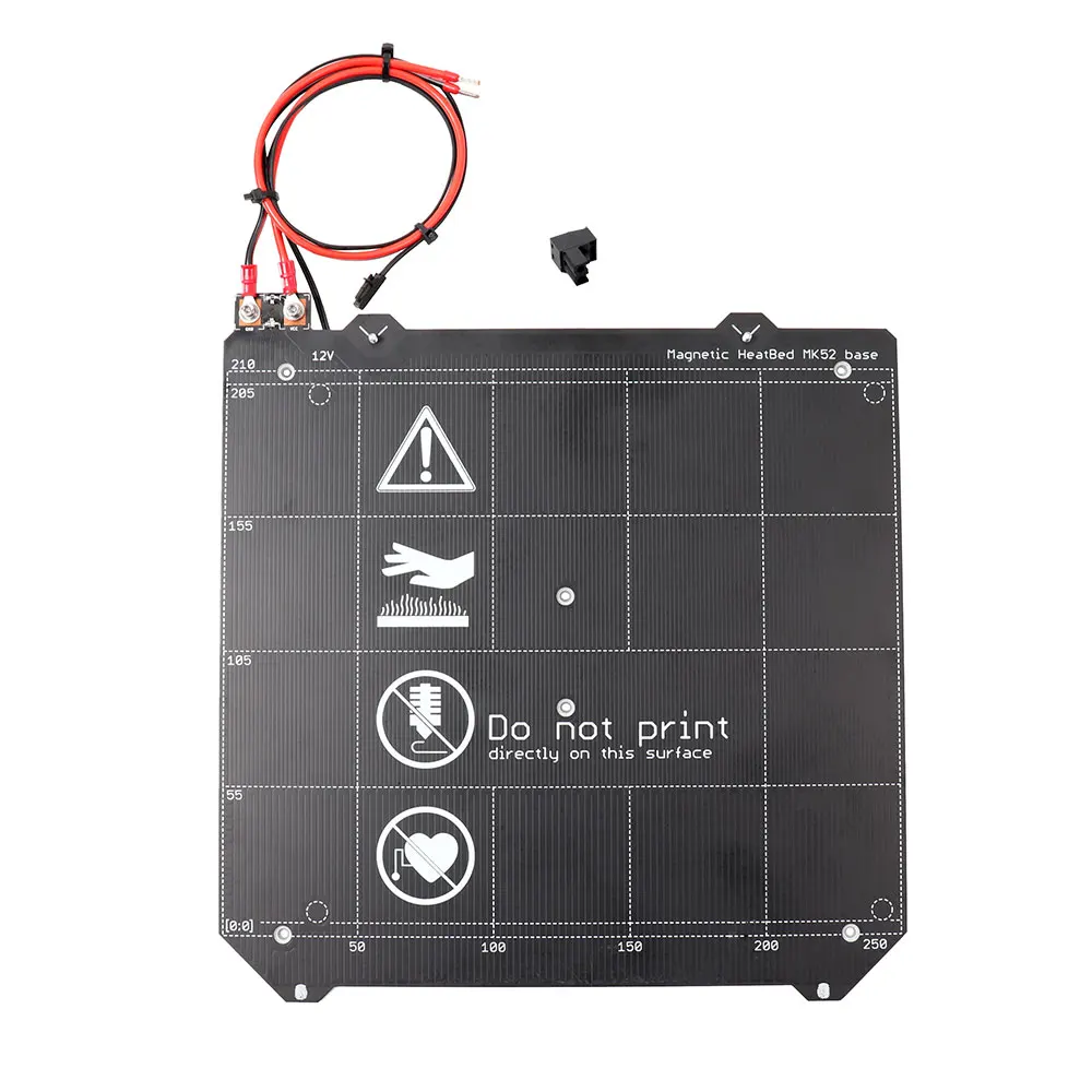 Cloned DIY Prusa i3 MK2.5/MK3 Подогреваемая платформа для 3D принтера MK52 кровати со следами