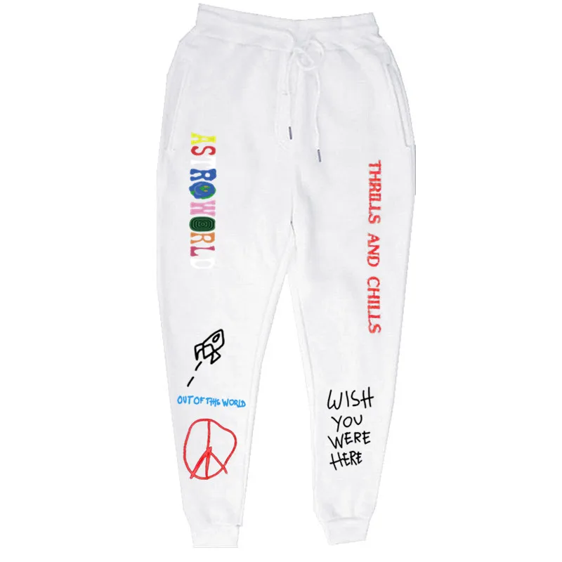 

Women Men Sweatpants Travis Scott ASTROWORLD High Quality printing Joggers Pants Streetwear Men Fast shipping 2020