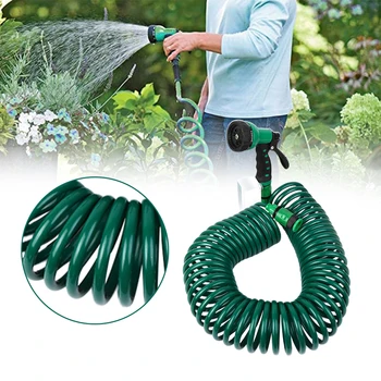 

Handhold Yard Greenhouse Nozzle Hose Car Wash Watering System Garden Spray Trigger Design Patio Spring Tube Plants Anti-slip
