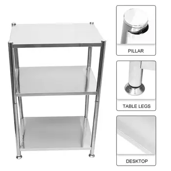 

Multifunctional Kitchen Storage Rack Three Layer Storage Stand Practical Storage Shelf For Home Restaurant