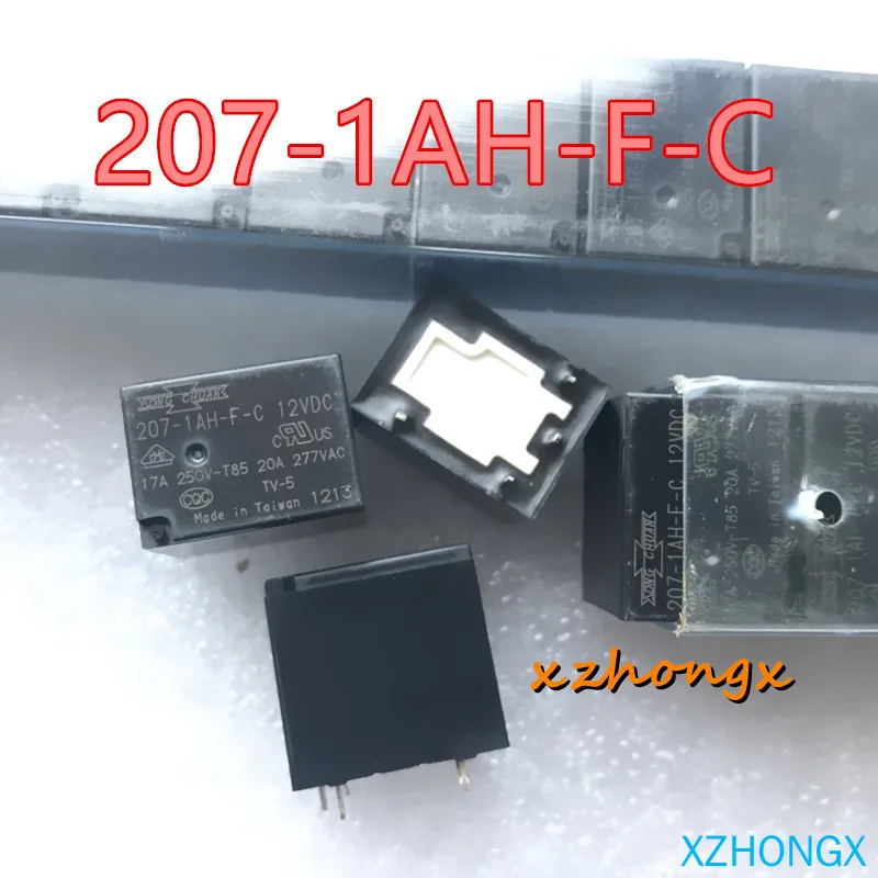 Relay 207h-1ah-f-c 12V 24VDC normally open 17a 22F 4 Pin 1pcs relay hf jqx 105f 1 005d 012d 024d 1hs dc5v 12v 24v normally open 30a