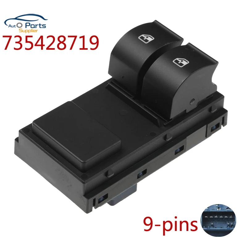 

Новинка 735428719 кнопки регулятора стеклоподъемника для Fiat Punto 735411027