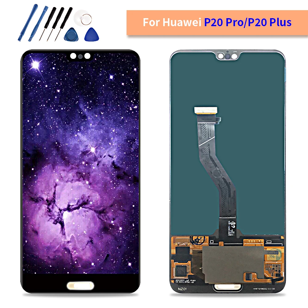 Amoled 6.1"LCD For Huawei P20 Pro LCD Display Screen CLT-AL01 Touch Panel Digitizer Assembly P20 Lcd P20 Plus Display