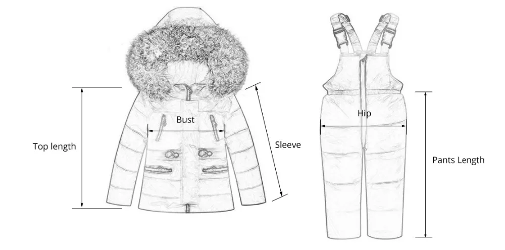 IYEAL/детский зимний теплый зимний пуховик с капюшоном и мехом для маленьких мальчиков и девочек, куртка-пуховик с лыжным комбинезоном