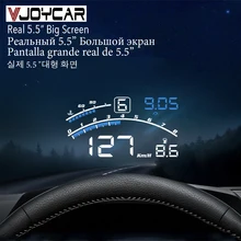 Vjoycar V41 Newest Head Up Display Car OBDII EUOBD 5.5" Windshield Projector HUD Display
