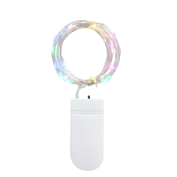 

LED Light String 1M/3.3FT 10LEDs Starry Copper Wire String Lights Battery Powered Waterproof Flexible Bendable Bottle Lights