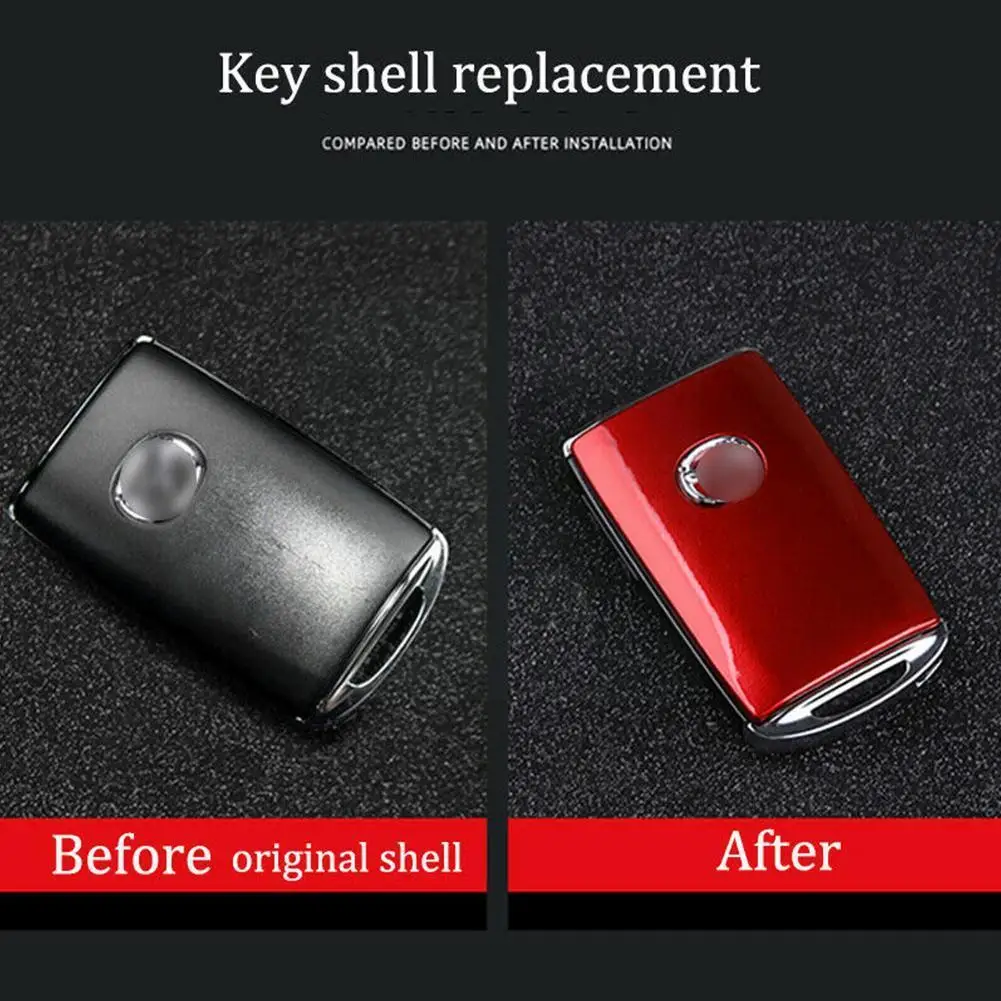 Car Key Case ABS Plastic Replacement Style Car Key Case Cover Protector Shell For for Mazda 3 Axela 2020 CX-30 2020 2