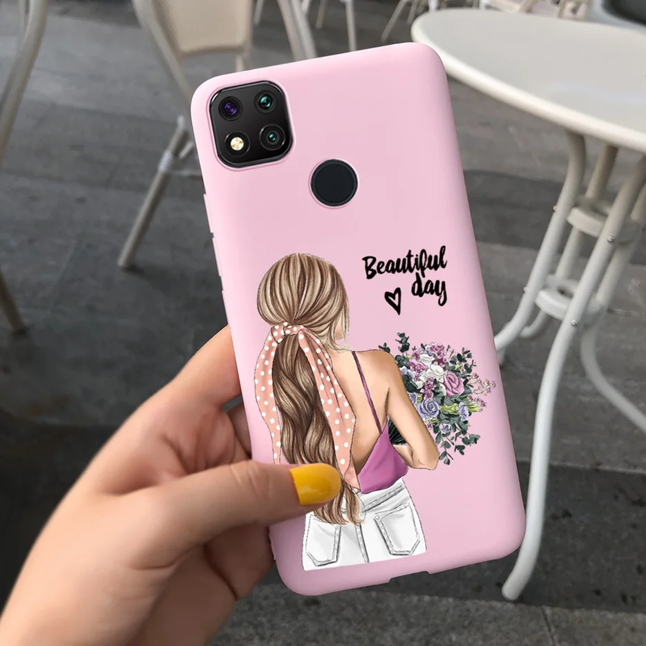 Cover Yoedge Per Xiaomi Redmi 9C – Silicone TPU Trasparente Con Disegno “Regina 2”, Ultra Sottile, Antiurto, Morbida - copertina