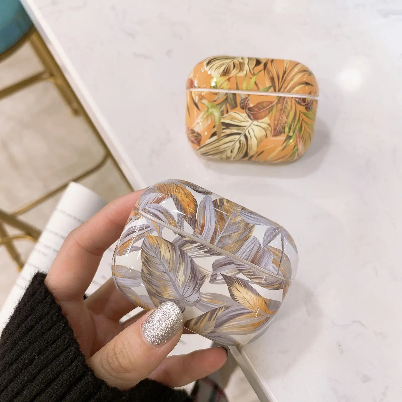 Чехол для наушников для Apple Airpods Pro, чехол с мраморным рисунком, защитная крышка для Apple AirPods Pro 3, беспроводная зарядная коробка для наушников