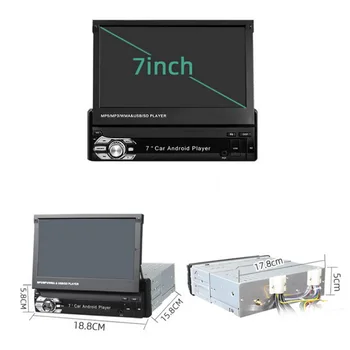 

Android 9.0 1din -Core Car GPS Navigation Player 7'' Car Radio WiFi Bluetooth MP5 1 DIN Multimedia Player