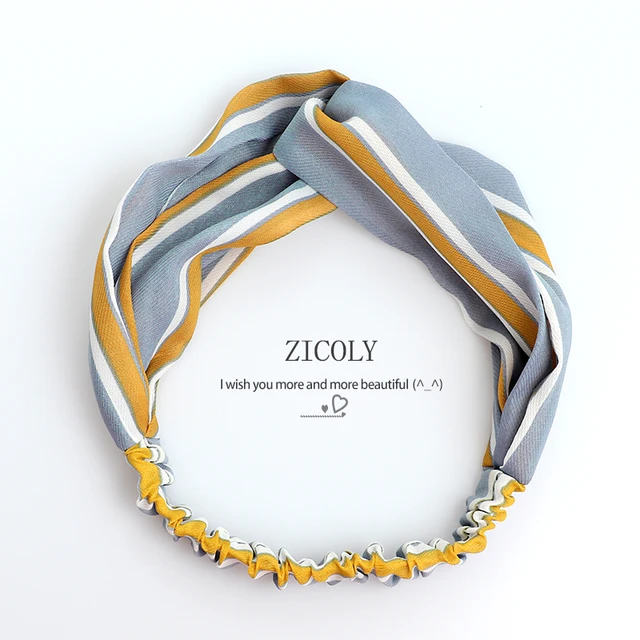 New Women Fashion Hair bands Cross Knot Elastic Hair Band Korean face wash hair band girl small fresh HairBands Hair Accessories style-14