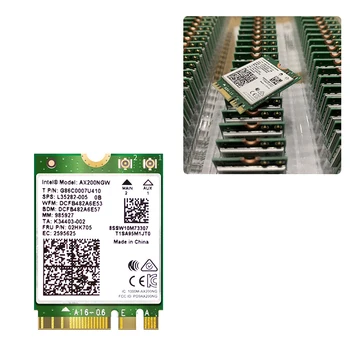 

5Ghz Network Card For Intel 9260 8265 Adapter For Intel AX200 WiFi 6 802.11ax/Ac 2400Mbps NGFF M.2 Key Bluetooth 5.0 Card