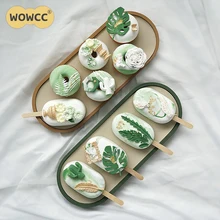 WOWCC 1 шт. мороженое реквизит художественная форма мороженое эскимо имитация торта лед сливочный пончик игрушка окно украшение десерт пончик реквизит