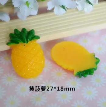 

Kawaii Fruit Pineapple Lemon tomato Resin Miniature Food Art Supply Flatback Cabochon DIY Decorative Craft Scrapbooking
