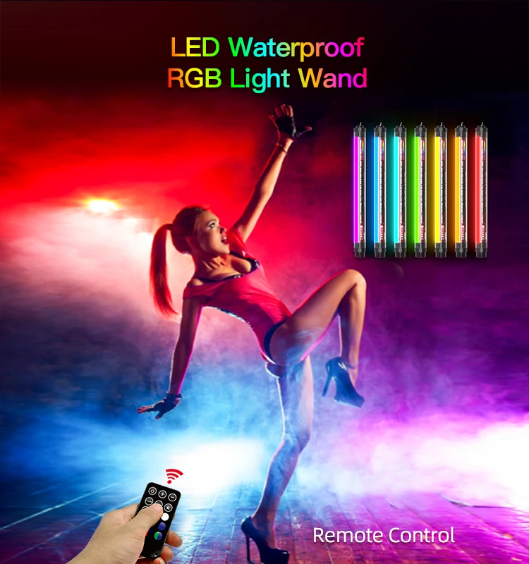 LUXCEO Waterproof RGB Light Wand P7RGB