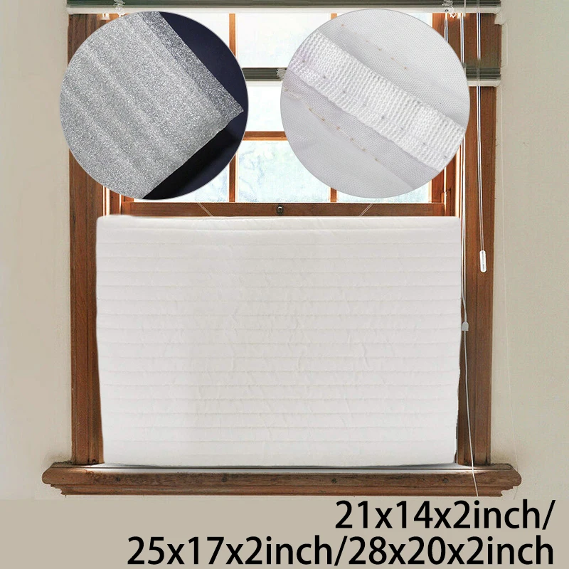 1*Air Conditioner Cover High Quality Window Indoor Air Conditioner Protective Cover Cooler Protection Shield