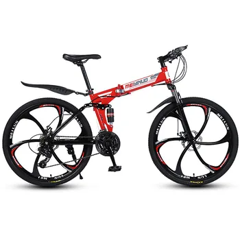 

Mountain Bike Folding Foldable Mountain Bicycle 26 inch adult bike 21/ 24 /27 Speed Student bike Bicycle