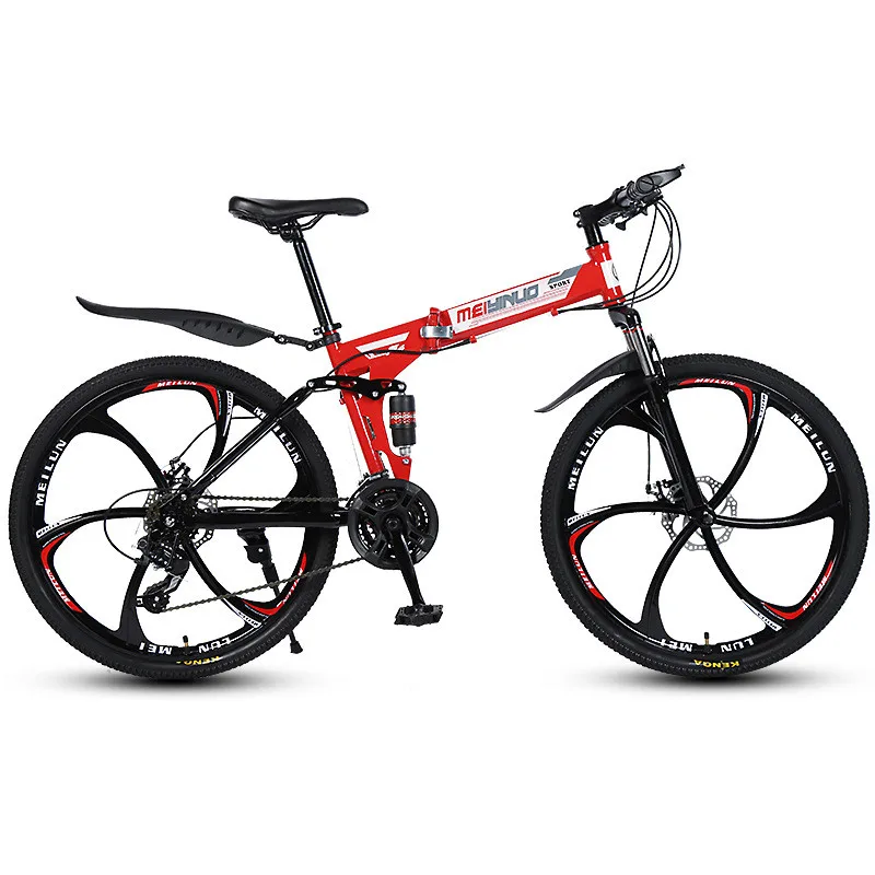 Mountain Bike Folding Foldable Mountain Bicycle 26 inch adult bike 21 24 27 Speed Student bike Bicycle