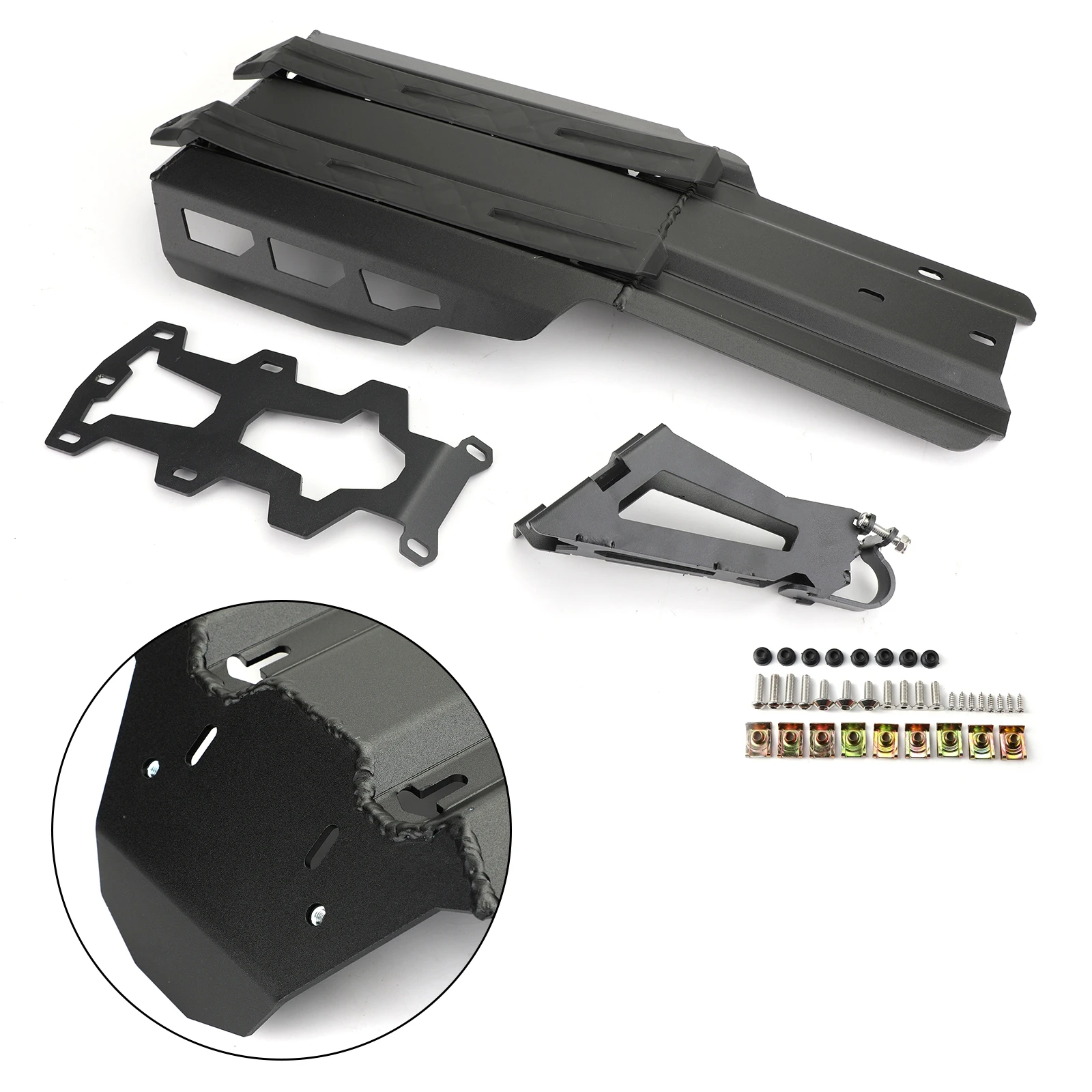 Artudatech Aluminum Black Super Long Skid Plate For Bmw R1200gs Lc