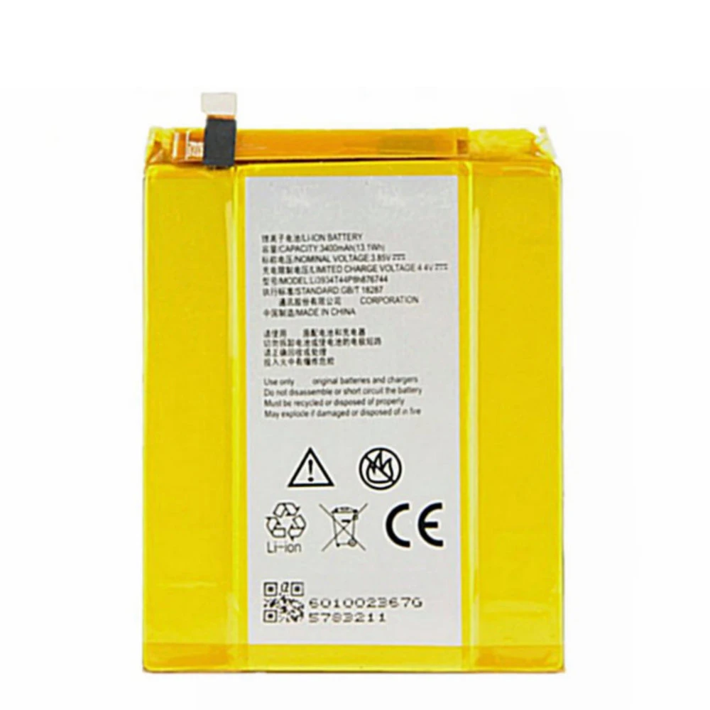 New Li3934T44p8h876744 3400mAh for ZTE ZMax Pro / Z981 . Replacement